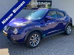 Nissan Juke 1.2 DIG-T S/S Tekna met Panoramadak! | Cruise |, Voorwielaandrijving, Zwart, Bluetooth, Blauw