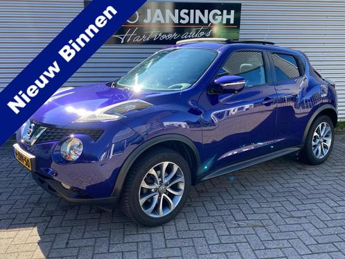 Nissan Juke 1.2 DIG-T S/S Tekna met Panoramadak! | Cruise |, Auto's, Nissan, Bedrijf, Te koop, Juke, 360° camera, ABS, Airbags