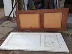 2x merbau Deur samen 25 euro, Doe-het-zelf en Verbouw, Deuren en Horren, Ophalen, 80 tot 100 cm, 200 tot 215 cm, Hout