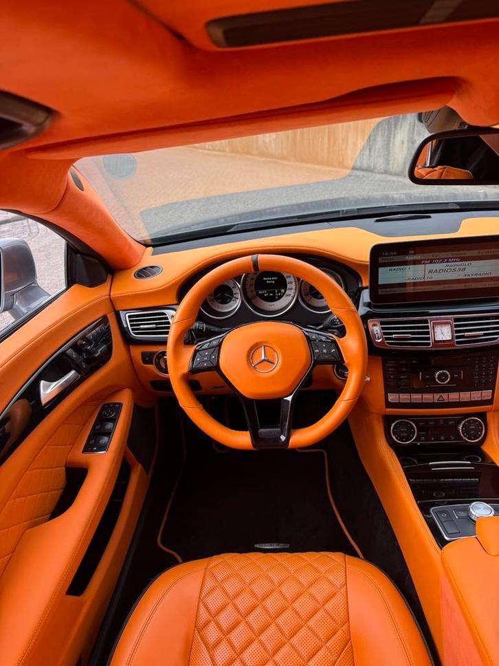 Mercedes-Benz CLS HERMES INTERIEUR!, Auto's, Mercedes-Benz, Bedrijf, CLS, 360° camera, ABS, Achteruitrijcamera, Adaptive Cruise Control