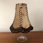 Lampenkapje, klemkapje, varkensleer, vintage, jr 60/70, Ophalen of Verzenden, Zo goed als nieuw, Rechthoekig, Minder dan 25 cm
