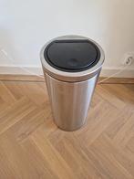 Brabantia Touch Bin afvalemmer - 30 liter - Matt steel, 20 tot 30 liter, Rvs, Gebruikt, 50 tot 75 cm