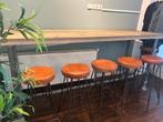 Sta tafel met 6 krukken, Ophalen, Zo goed als nieuw
