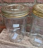 Franse weckpotten, Ophalen of Verzenden, Gebruikt, Glas, Pot, Bus of Blik
