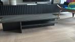 Salontafel zwart marmerlook 128 x 45 cm, Ophalen, 50 tot 100 cm, Zo goed als nieuw, Minder dan 50 cm