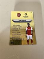 Bukayo Saka Handgesigneerde Arsenal Match Attax Kaart, Buitenlandse clubs, Spelerskaart, Ophalen of Verzenden, Zo goed als nieuw