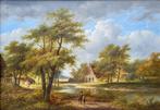 J.E. Morel II, 1835-1905, 35x50cm, incl. lijst 1500,- euro, Ophalen