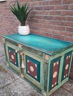 Dressoir tv-kast dekenkist klepkast vintage India Ibiza, Ophalen, Zo goed als nieuw