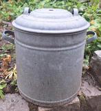 2 zinken gieters en 1 zinken ton weckketel met deksel, Tuin en Terras, Ophalen of Verzenden, Gebruikt