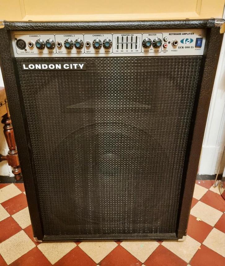 London City LCK-100/15 Keyboard Versterker, Muziek en Instrumenten, Versterkers | Keyboard, Monitor en PA, Zo goed als nieuw, Keyboardversterker