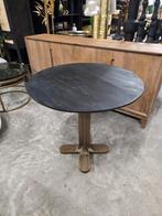 Bistrotafel Revelin Brass/ Zwart 75cm van Richmond Interiors, Ophalen