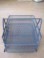brieven/postbak/ organizer. Grijs. 30/35 cm.  Draadmetaal., Ophalen of Verzenden, Nieuw