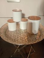 4 Nieuwe Voorraadpotten - Tea, Sugar, Coffee, Biscuits, Ophalen of Verzenden