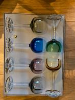 Vintage rijnwijnglazen K23 Carnaval servies kristalunie, Ophalen of Verzenden