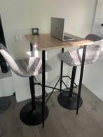 Hoge tafel + barkrukken, Ophalen, Gebruikt