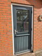 Hardhouten deur, Ophalen, Gebruikt, 80 tot 100 cm, Buitendeur
