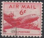 USA Air Mail 1949 - 01, Postzegels en Munten, Postzegels | Amerika, Verzenden, Gestempeld, Noord-Amerika