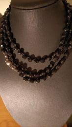 Oude/antieke Gitten ketting met zilveren Slot, Sieraden, Tassen en Uiterlijk, Antieke sieraden, Verzenden, Zilver, Ketting, Met edelsteen