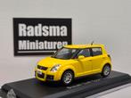 Suzuki Swift Sport 5drs - Geel - 1:43 Hachette Japan, Hachette Japan, Auto, Ophalen of Verzenden, Zo goed als nieuw