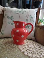 Franse Polkadot Kan Moulin Des Loups Cranberry ** Mimosa **, Antiek en Kunst, Antiek | Servies los, Ophalen of Verzenden