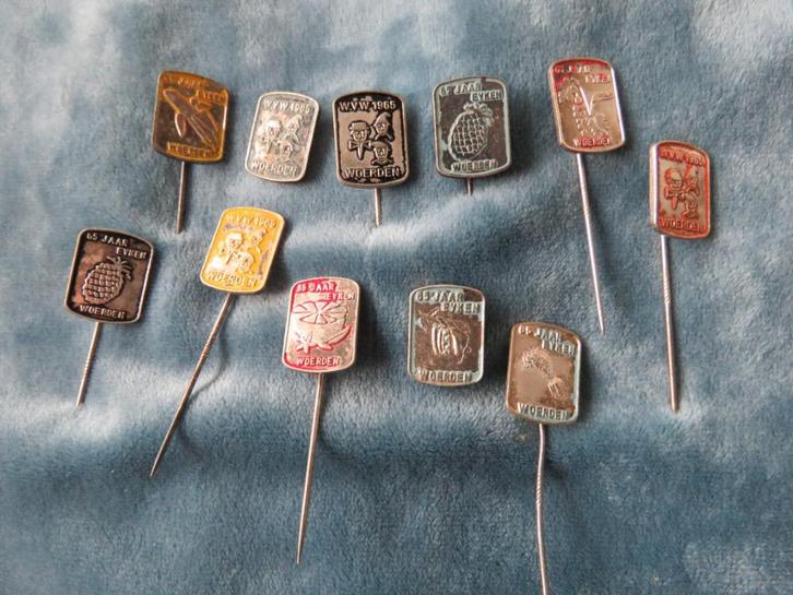 Speldjes van Woerden, Verzamelen, Speldjes, Pins en Buttons, Gebruikt, Speldje of Pin, Stad of Land, Ophalen of Verzenden