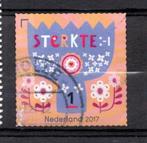 gestempelde zegel . Jaar 2017. sterkte, Postzegels en Munten, Postzegels | Nederland, Ophalen of Verzenden, Na 1940, Gestempeld