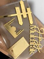 Hajj mubarak taart cake toppers umrah mekka, Ophalen of Verzenden, Nieuw, Taarten of Cupcakes, Versiering