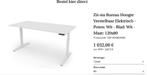 Ahrend Balance Home Zit Sta Bureau 120 x 80 Wit, Huis en Inrichting, Ophalen, Elektrisch, Zo goed als nieuw, Bureau