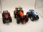 SIKU 1978 New Holland T7070 + SIKU 1977 Massey Ferguson 8690, Ophalen of Verzenden, Gebruikt, Hijskraan, Tractor of Landbouw, SIKU