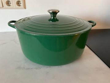 Enorme le creuset 34 cm pan, licht gebruikt, 12 lt, ZELDZAAM beschikbaar voor biedingen