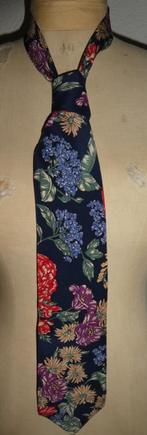 VINTAGE zijden stropdas bloemenprint Primavera for Tie Rack, Verzenden, Nieuw, Primavera for Tie Rack, Met patroon