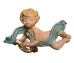 Jema Holland Putti met Harp - Vintage Wanddecoratie, Antiek en Kunst, Ophalen of Verzenden