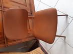 Stoel. Retro. Oranje/ bruin., Ophalen, Zo goed als nieuw, Eén