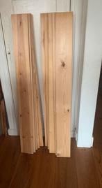 Houten planken, 10 stuks, 132,8x14x2cm, Doe-het-zelf en Verbouw, Hout en Planken, Plank, Gebruikt, Minder dan 200 cm, Minder dan 25 mm