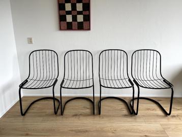 Gastone Rinaldi retro draadstoel 4x beschikbaar voor biedingen