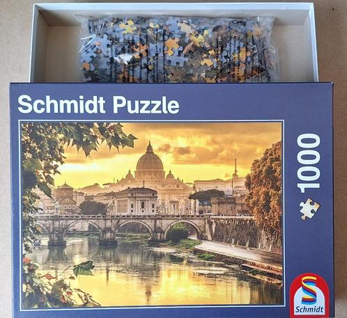 Puzzel, 1000 stukjes, Gouden licht over Rome, Hobby en Vrije tijd, Denksport en Puzzels, Ophalen of Verzenden