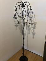 Set Kandelaars voor kaarsen, Ophalen, Gebruikt, Grijs, Metaal