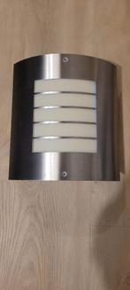 Buitenlamp RVS, Gebruikt, Wandlamp, Ophalen of Verzenden, Netvoeding