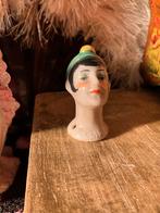 Antiek gemerkt Jugendstil hoofdje porselein 5517 Germany., Ophalen of Verzenden