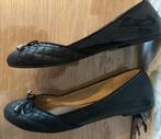 Zwarte Ballerina's - Maat 37 - Zo goed als nieuw, Zwart, Zo goed als nieuw, Ballerina's, Ophalen of Verzenden
