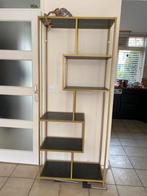 Stelling kast goud zwart / open vakken kast, Huis en Inrichting, Kasten | Wandmeubels, Ophalen, Zo goed als nieuw, 25 tot 50 cm