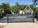 Lamellen schuifpoort 4x1 incl motor en montage, Ophalen, Schuifpoort, Nieuw, 200 cm of meer