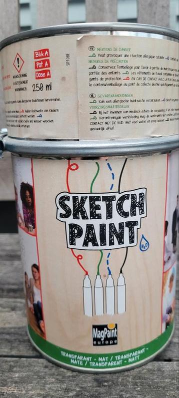 Sketch verf transparant 750 ml 7 stuks nieuw!! beschikbaar voor biedingen