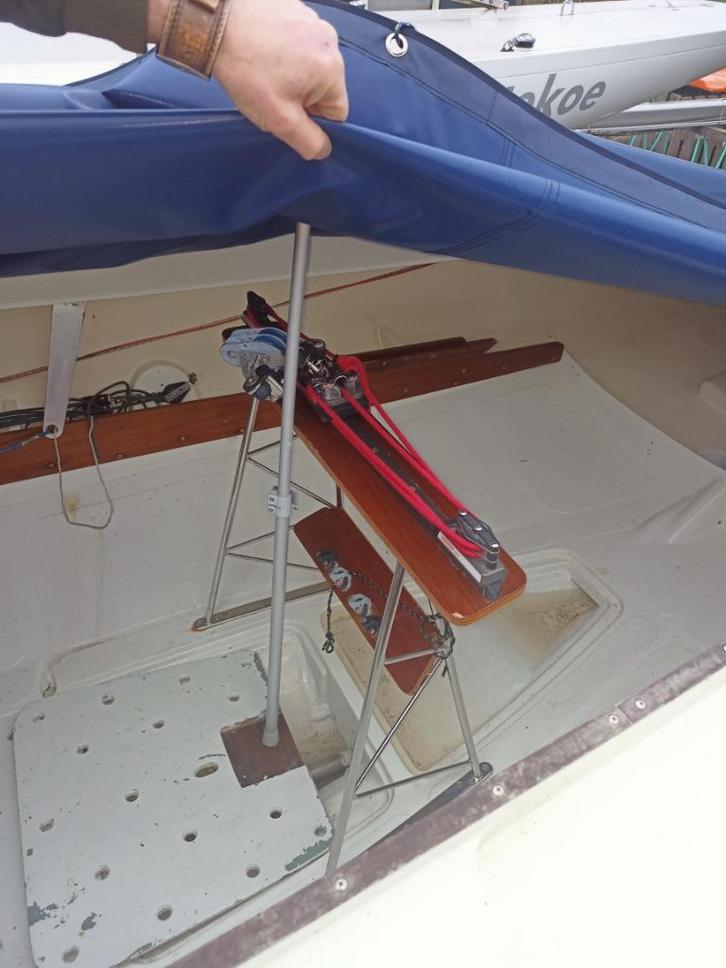 RVS OVERLOOP/HOUDER/STANDAART voor DRAAK/DRAGON, Watersport en Boten, Bootonderdelen, Gebruikt, Motor en Techniek, Zeilboot of Motorboot