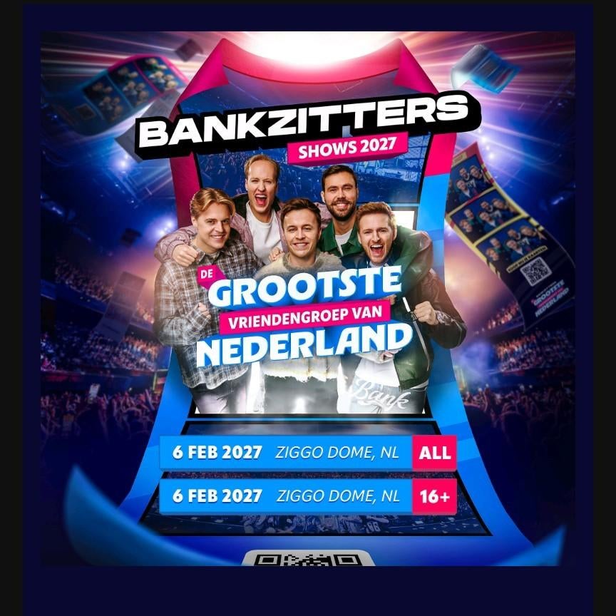 Bankzitters 6 februari 2027 16+, Tickets en Kaartjes, Twee personen