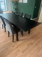 Uitschuifbare eettafel IKEA, Huis en Inrichting, Tafels | Eettafels, Ophalen, Gebruikt, 200 cm of meer, 50 tot 100 cm