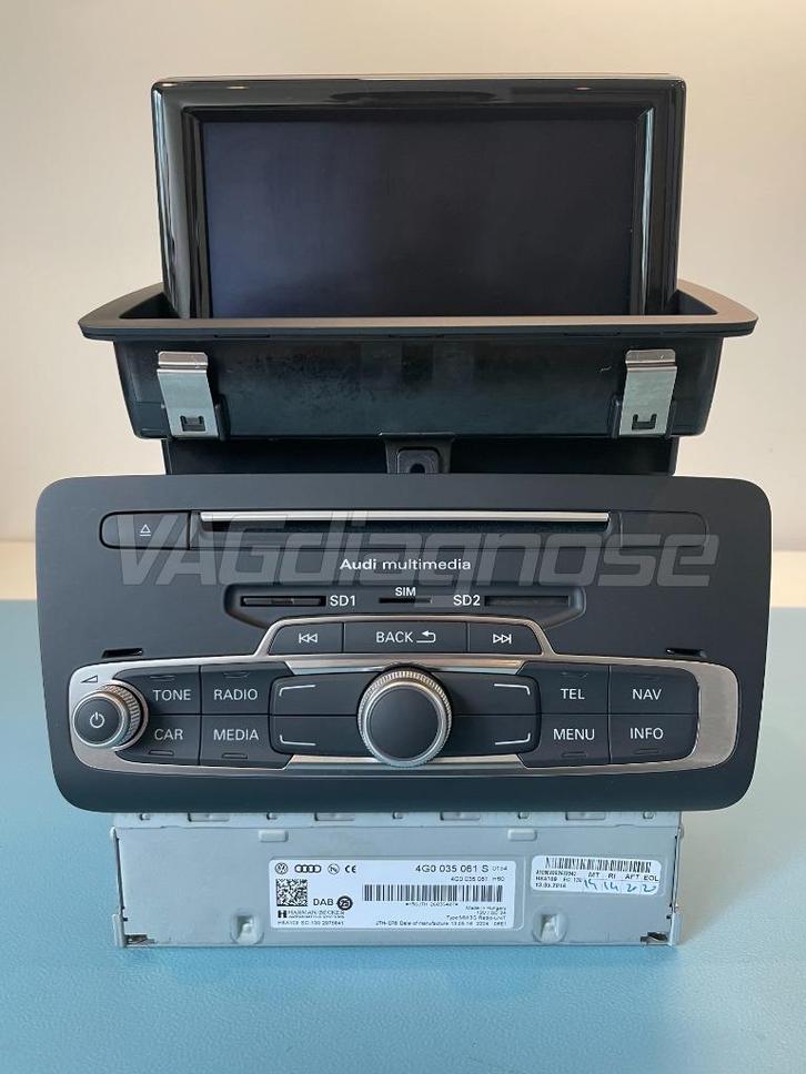 ORIGINEEL AUDI S1/A1/Q3 8X FL Facelift MMI 3G RMC COMPLEET, Auto diversen, Autonavigatie, Zo goed als nieuw, Ophalen of Verzenden