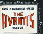 Sticker: Dans en Amusementsorkest The Avantis, Ophalen of Verzenden, Zo goed als nieuw, Bedrijf of Vereniging