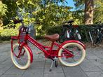 Rode 18 inch meisjesfiets, Fietsen en Brommers, Fietsen | Meisjes, Ophalen, Supersuper cooper, 18 inch, Handrem