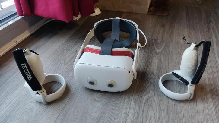 Complete Oculus / Meta Quest 2, Spelcomputers en Games, Virtual Reality, Gebruikt, Overige platformen, VR-bril, Ophalen of Verzenden